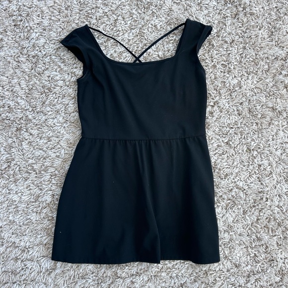 wild fable Dresses & Skirts - wild fable Black Sleeveless Dress with Crisscross Straps